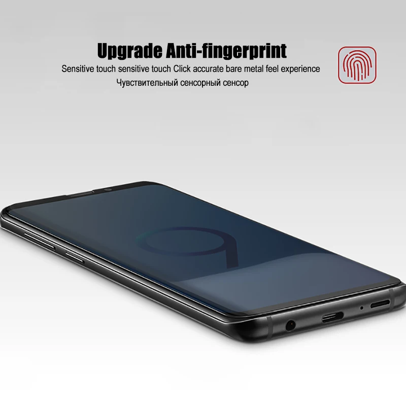 Изогнутое жидкое УФ стекло с полным клеем для Samsung Galaxy S8 S9 S10 Plus S20 Ultra Note 8 9 10