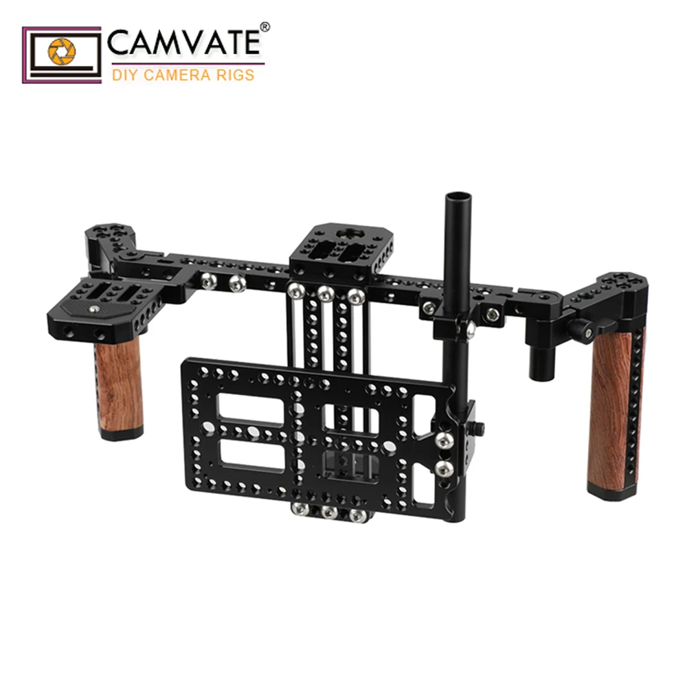 CAMVATE Director's Monitor Cage Kit с деревянными ручками C1763
