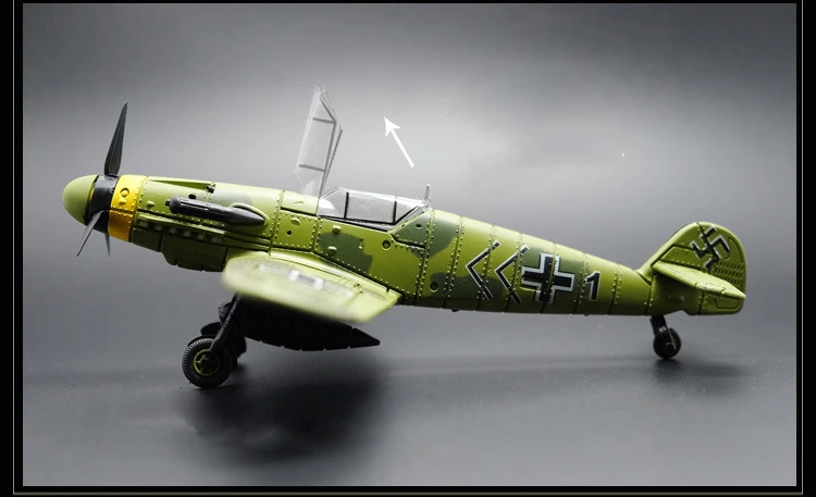 6 шт./компл. WW2 военный истребитель BF-109 самолет модель здания Наборы 4D Германии самолет кирпичи масштабная модель подарки на день рождения для мальчиков