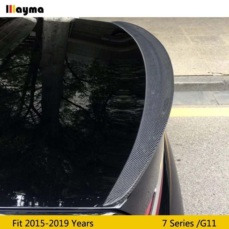 Стильный задний спойлер на багажник из углеродного волокна для BMW 7 серии 730i 740i 750i M760i- год G11 P стиль спойлер крыло