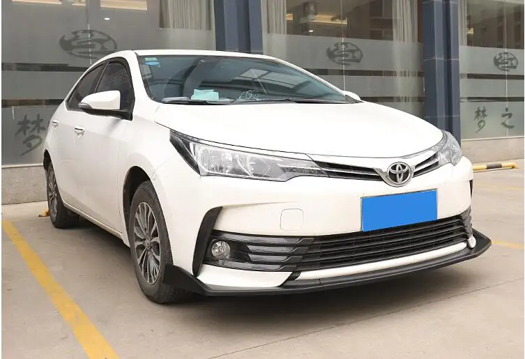 Для Toyota Corolla Комплект кузова спойлер- для Corolla ABS задний спойлер передний бампер диффузор защитные бамперы