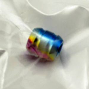 Титановый сплав фиолетовый красочный нож бусины Паракорд зонтик веревка шнур Открытый подвеска EDC шарик - Цвет: colorful