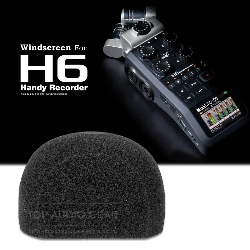 

Windscreen Microphone Foam Sponge Cover Pop Filter For ZOOM H 6 H6 XYH-6 Recording Pen Handy Recorder Mic Microfone Windshield