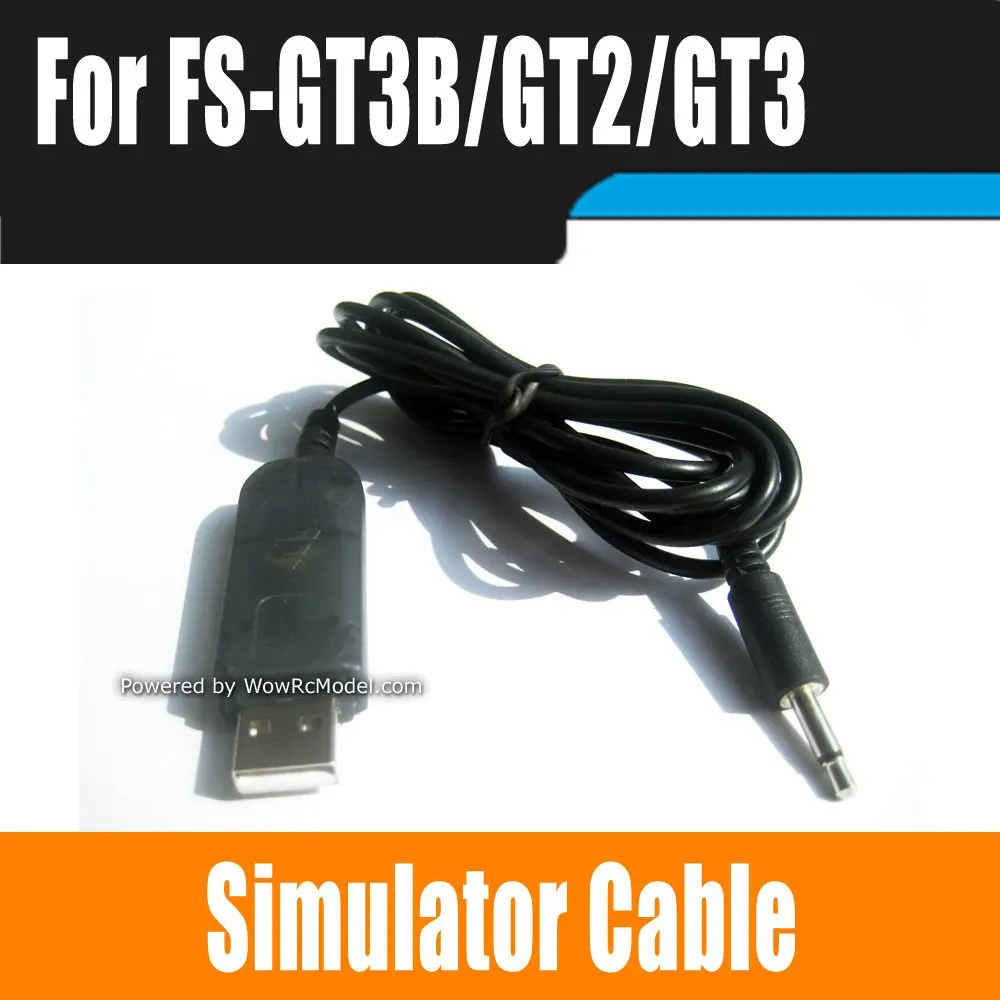 

Fly-sky Simulator Cable For Flysky FS-GT3B/GT3/GT2 GT3B Controller Radio Set FS-TH9X-B TH9X 9ch Transmitter
