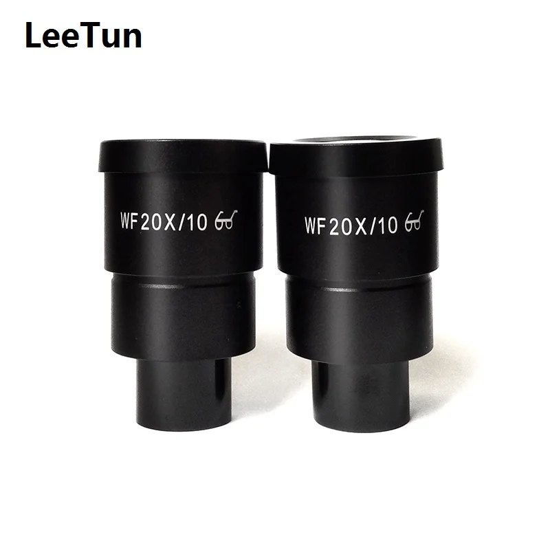 A Pair WF20X/10 Eyepiece for Stereo Microscope High Eye-point Wide Angle Optical Lens Mounting 30mm 30.5mm Field of View 10mm A Pair WF20X/10 Eyepiece for Stereo Microscope High Eye-point Wide Angle Optical Lens Mounting 30mm 30.5mm Field of View 10mm