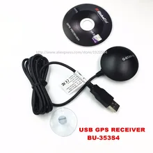 Оптовые продажи Кабельные GPS с интерфейсом USB (SiRF Star IV) bu-353s4 bu353 USB GPS приемник Sirf 4 GmouseFor Ноутбуки ПК Портативный