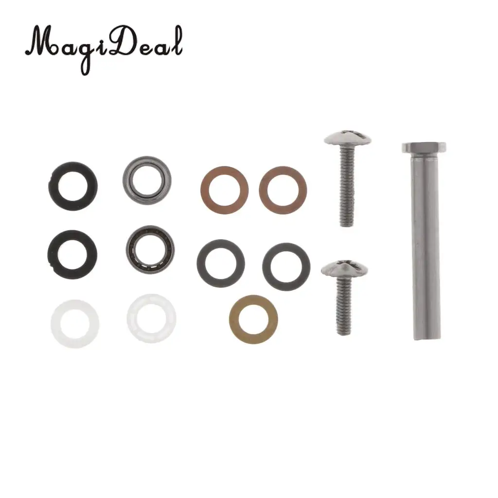 1 Set Fishing Reel Handle Accessories Fishing Handle Knob Tool Components Bearing Washers 4 x 7mm for Reel Repair DIY