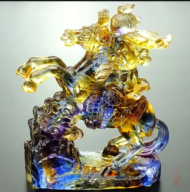 

Immediately Monkey ancient glass crystal crafts horse ornaments home furnishings living room ideas