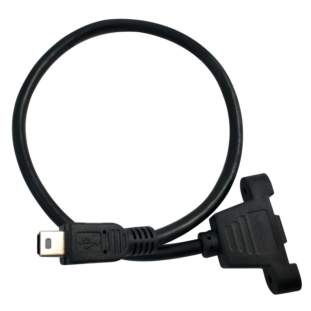 DANSPEED мини-usb кабель 5 Pin папа-мама панель тип крепления мини USB удлинитель Кабель-адаптер