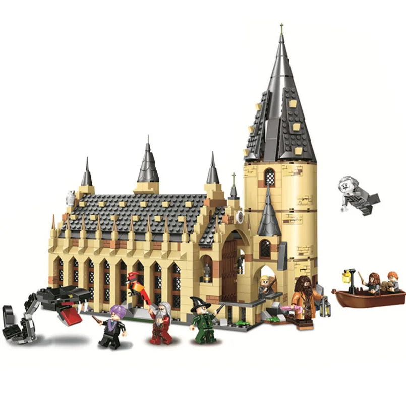 

Harry Movie Potter Series Model Building Castle Set Building Blocks Bricks Kids Toys House Model Genius Gift Birthday Gift