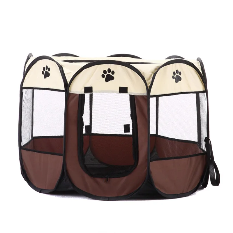 

Fashion Pet Supplies Portable Foldable Puppy Dog Pet Cat Rabbit Fabric Playpen Crate Cage Kennel Tent @LS MY1418