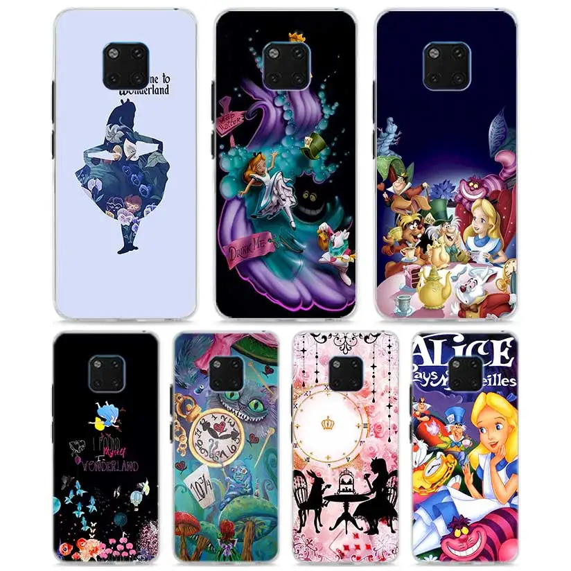 

Alice In Wonderland Phone Case Cover for Huawei Mate 10 20 Lite Mate 10 P20 Pro P20 Lite Hard PC phone cases