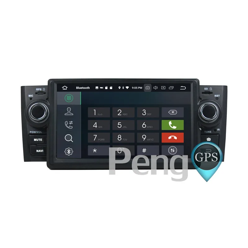 Top 2 Din Android 8.0 Car CD DVD Player 8Core GPS Navigation for Fiat Punto Linea 2007-2012 Stereo 1080P HD Screen Autoradio 2