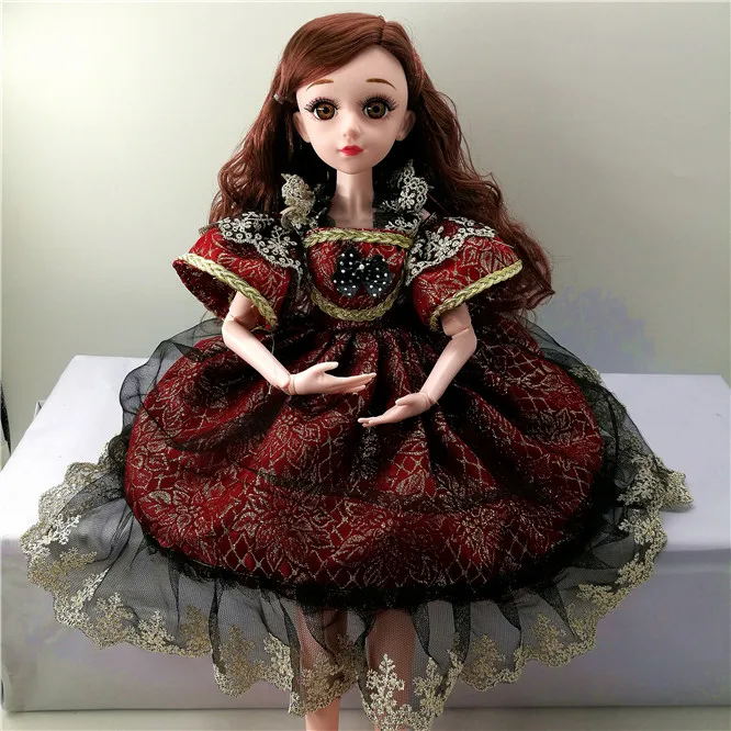 BJD кукла 1/3 60 см кукла с BJD одежда парики обувь макияж девушка подарок игрушки ручной работы силиконовая кукла реборн модная игрушка для детей - Цвет: Bjd doll 1