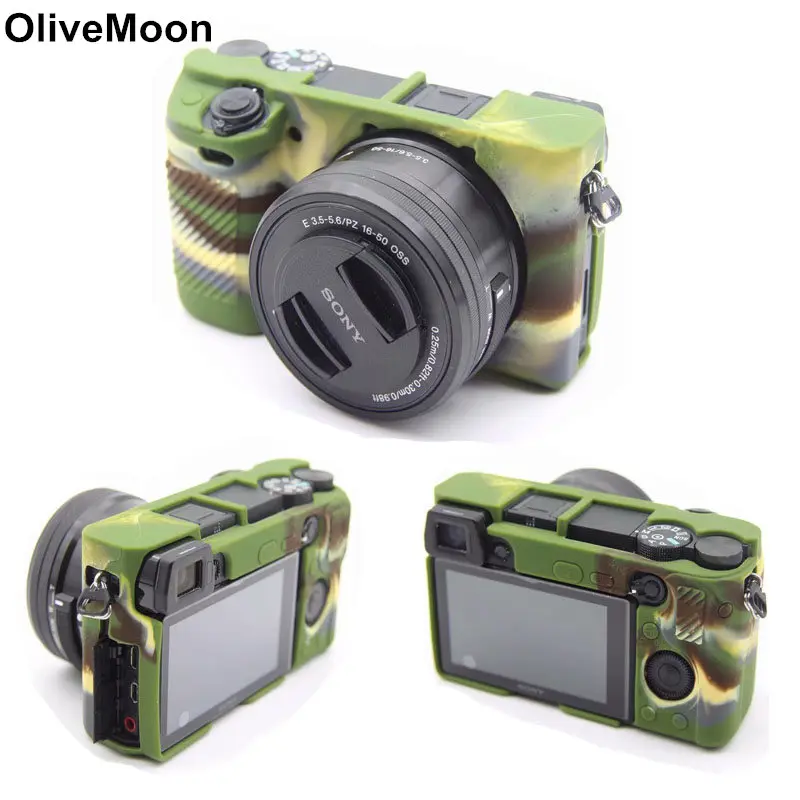 Soft Silicone Rubber Camera Body Case Cover For Sony A6400 A6300 A6100