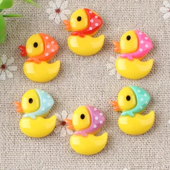 

8Pcs/Lot Simulated Duck Polymer Slime Charms Lizun Modeling Clay DIY Kit Accesorios Box Toy For Children Slime Supplies Filler