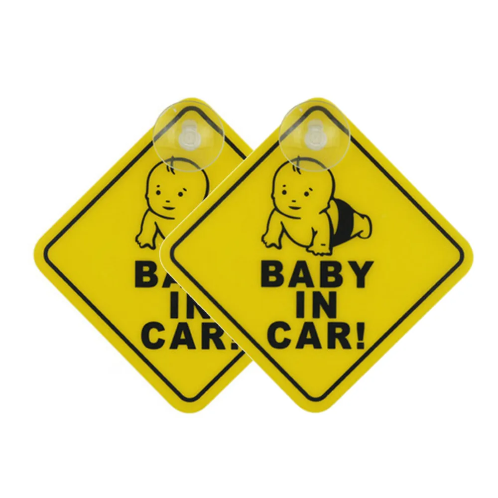 

Car Styling Baby On Board Car Stickers Cartoon Creative Kids On Board Vehicle Window Warning Safety Sticker For Smart Parents