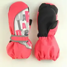 Новые детские перчатки, зимние теплые перчатки для маленьких девочек, лыжные уличные перчатки для сноуборда для мальчиков, ветрозащитные водонепроницаемые рукавицы для девочек 3-15 лет