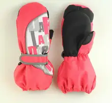 New children glove winter warm baby girls gloves boy ski outdoor snowboard gloves boy windproof waterproof