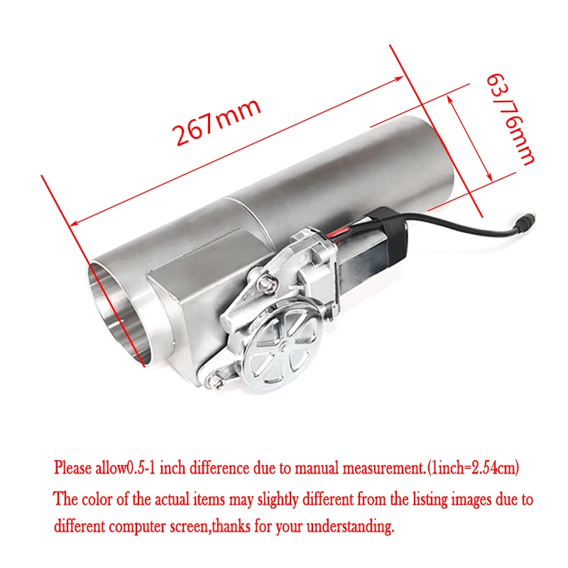 Автомобильные аксессуары универсальная электрическая выхлопная труба прямой Выхлопной Клапан Муфельная выхлопная труба с пультом дистанционного управления