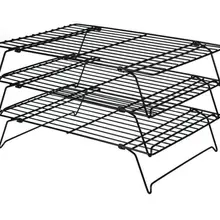 Инструменты для выпечки трехслойная шифрование охлаждающая стойка для торта не Сенсорная Пряжка сушильная стойка для печенья сушильная сетка для хлеба