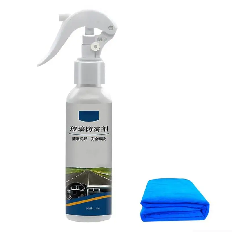 

VODOOL 120mL Long Lasting Car Front Windshield Window Glass Anti-Fog Agent Auto Car Care Rear View Mirror Defogging Spray Liquid