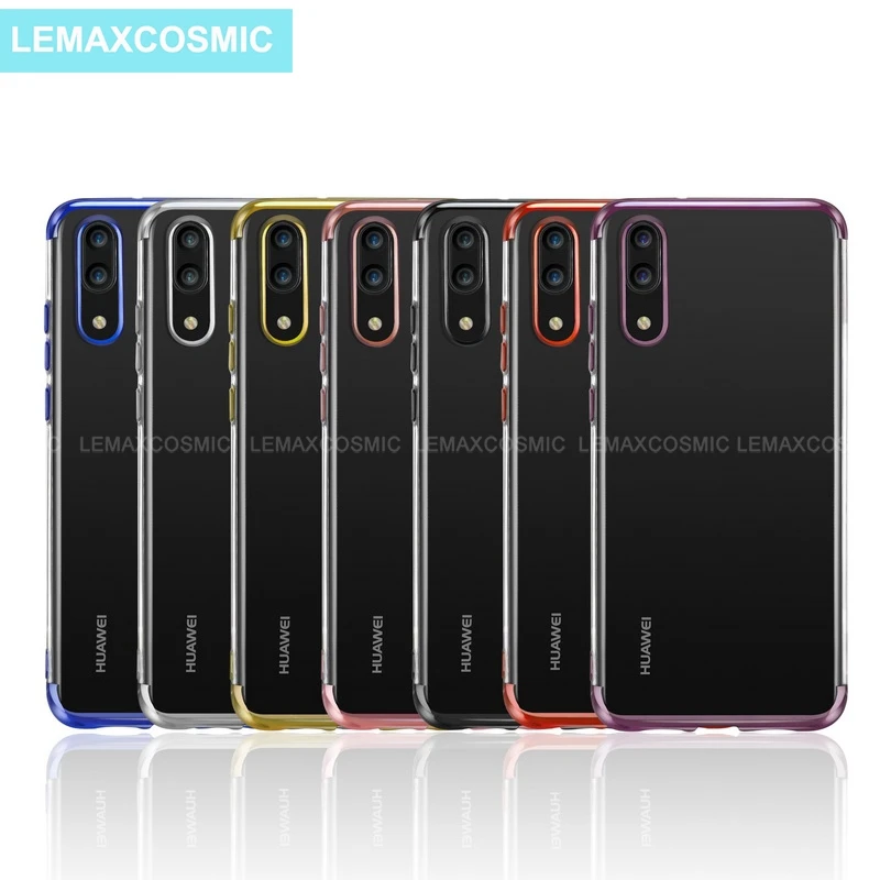 Soft Plated TPU Case Cover For Huawei Mate X Note 10 9 P20 Pro P9 P Smart Nova 3 3i 3e 2i 2s 2 Lite Plus Y9 Y7 Y6 Y5 Prime 2018 |