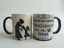 Tazas taza de la familia Abuela Abuela NANA amor taza de Café Taza de Té tazas de calor revelan magia