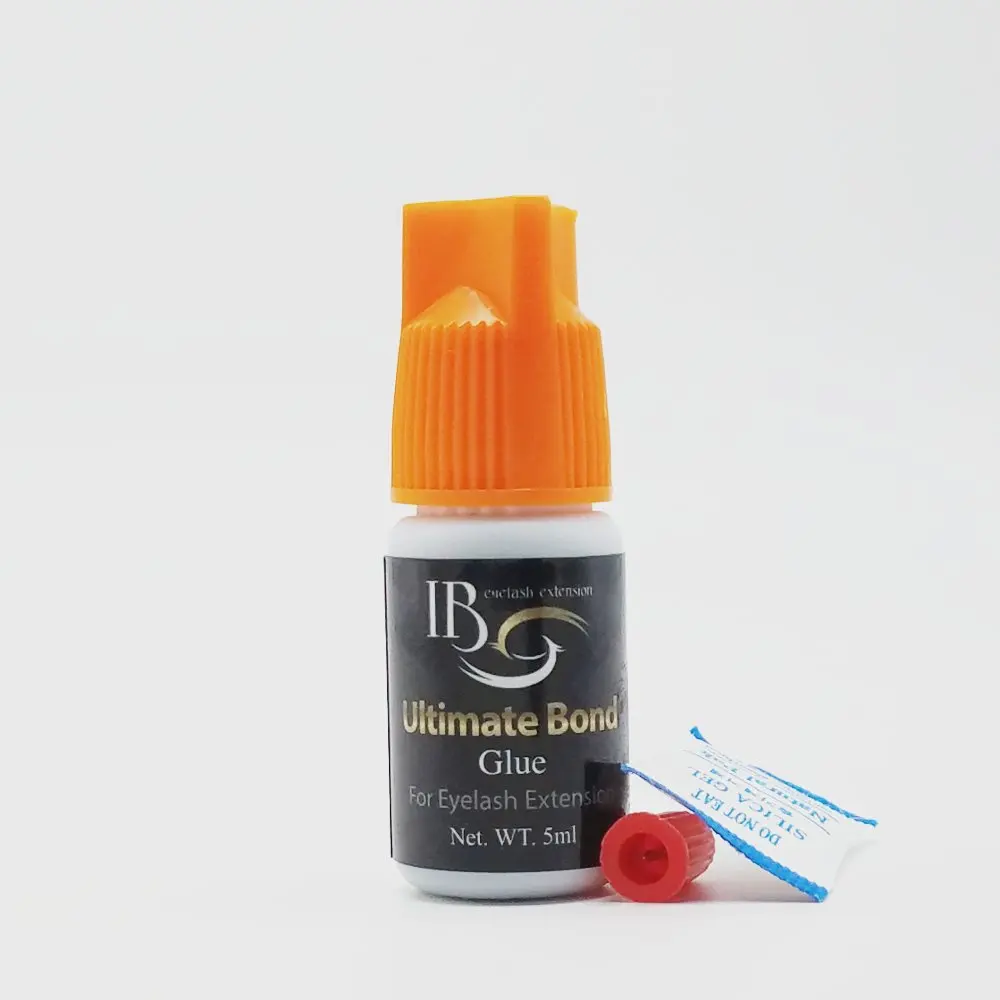 

IB Ultimate bond Glue Eyelash Extensions holding time 5~6 weeks drying time 4~6 seconds 5ml Adhesive glue Free Shipping