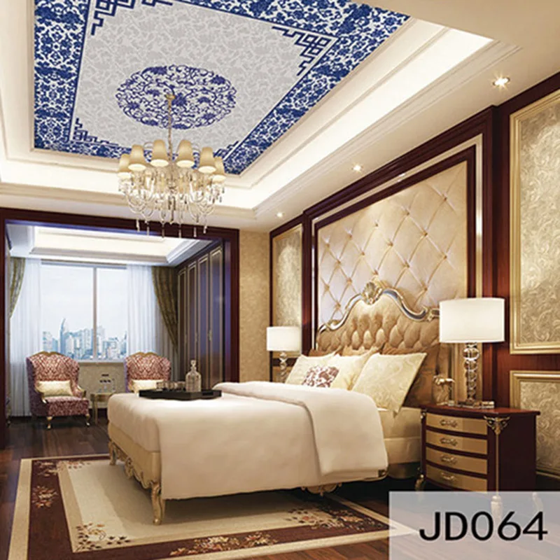 

QINGCHUN Custom Print 3D Fabric &Textile Wallcoverings For Walls Cloth Murals Ceiling Matt Silk For Bedding Room Chinese Flower