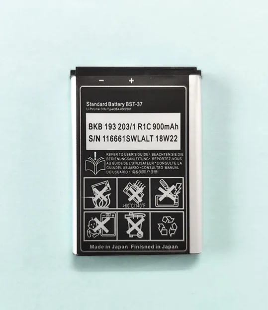 

Replacement BST-37 Battery for Sony W810C W700C W710C K750C K610 W800 W810 W550C 900mAh Battery