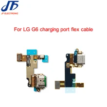 Зарядный порт usb зарядное устройство плата гибкий кабель для LG G6 H870 H871 H872 LS993 VS998 US997 H873 док разъем части 10 шт