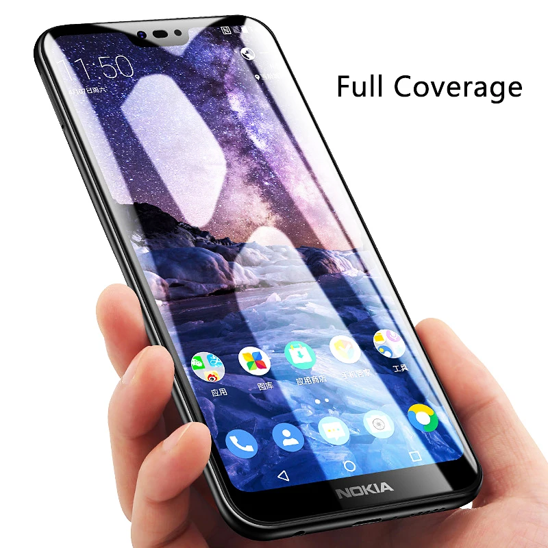 Закаленное стекло 9D для Nokia 4 2 шт. защита экрана 9H 6 1 Plus 5 3 7 X3 X6 защитное