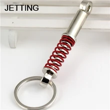 Струйный 1 шт. подвеска брелок для ключей кольцо авто Coilover пружинный амортизатор для автомобилей Автомобильные аксессуары