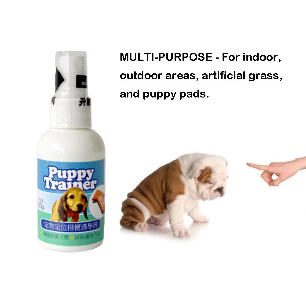 

50ML Dog Training Spray Pet Potty Aid Training Liquid Positioning fluid Creative Training Spray for Dogs Puppy Cats