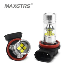 2x H7 9006 HB4 9005 HB3 H8 H11 светодио дный фонари 100 Вт лампы CREE чип XBD DRL дневные ходовые огни автомобили противотуманные лампочки