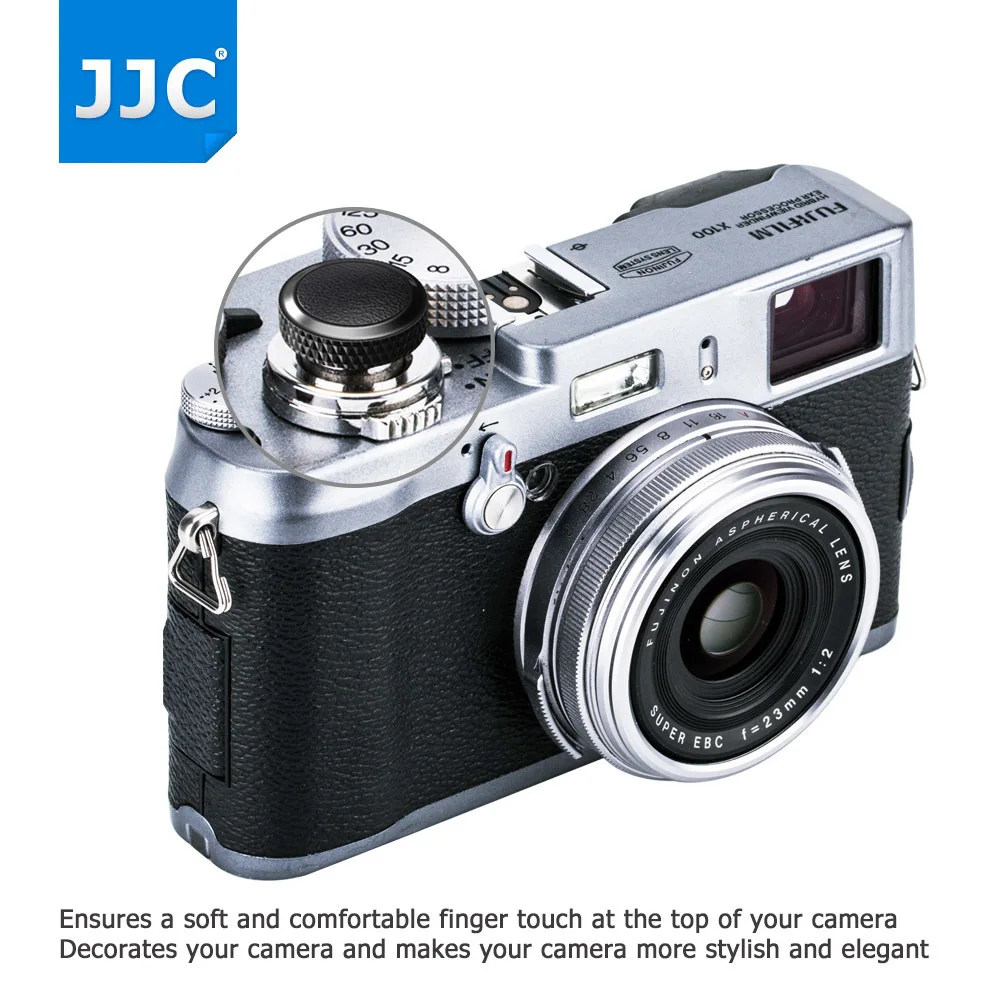 JJC Deluxe Камера переключатель спусковой кнопки фотографического затвора металла для ЖК-дисплея с подсветкой Fujifilm XT30 XT20 XT10 XT3 XT2 XPRO2 X100F X100T sony RX1R RX10IV