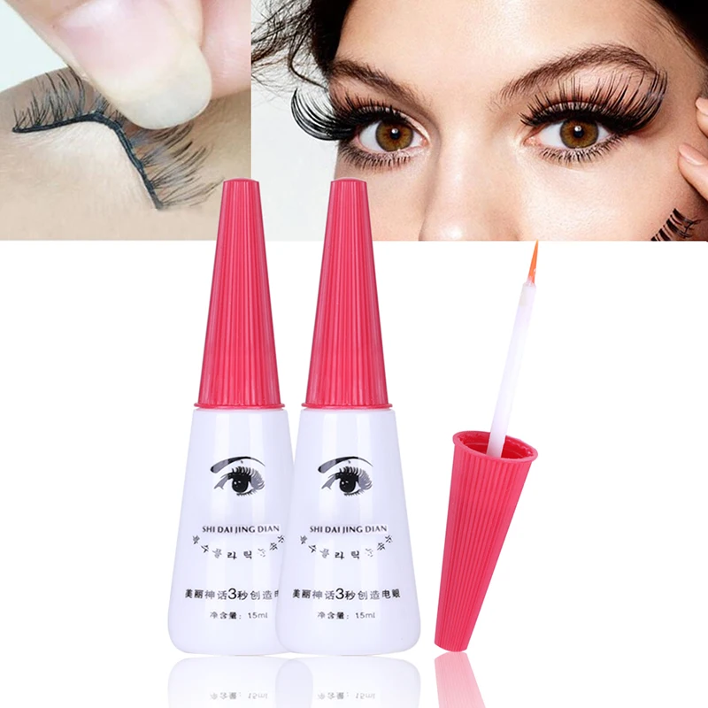 

1Pc False Eyelashes Glue 15ml Invisible Adhesive Lash Extension Strong Eye Lash Glue Makeup Beauty Cosmetic Tools Accessory