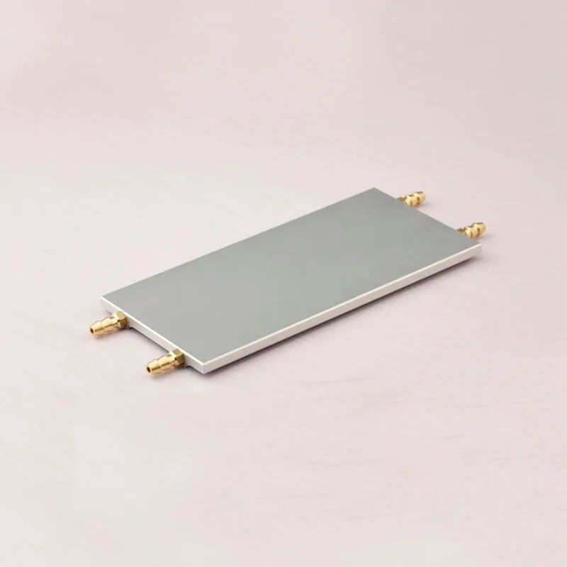 

1PC Double Inlet Lithium Batter Water-cooled Plate 120*56mm Water Cooling Heat Sink with M5 5mm Water Nozzle for DIY RC Boat