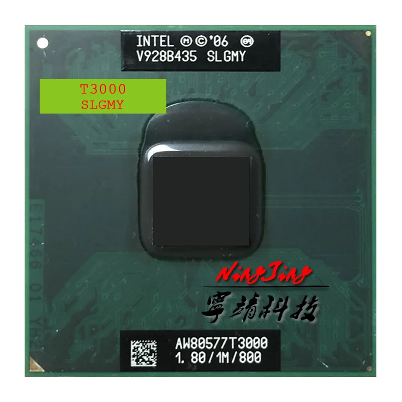Двухъядерный процессор Intel Mobile Celeron T3000 SLGMY 1 8 ГГц двухъядерный двухпотоковый ЦПУ