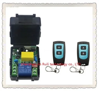 

Universal AC220V 1CH 10A Remote Control Switch Relay Output Radio Receiver Module and Waterproof Transmitter Toggle Momentary