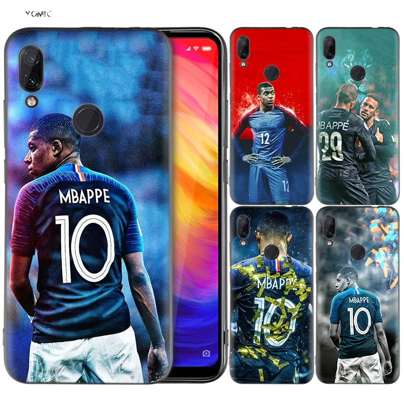 

Silicone Coque Case for Xiaomi Redmi Note 7 6 5 Pro Mi A1 A2 8 Lite 9 GO Poco F1 S2 4 4X Plus Mbappe