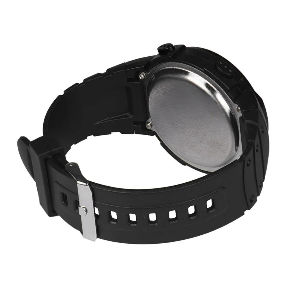 Модные водонепроницаемые мужские спортивные наручные часы с ЖК-дисплеем и секундомером, с резиновой подошвой, светящиеся наручные часы, роскошные Брендовые спортивные часы#20