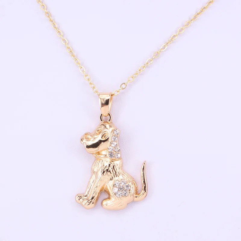 

hzew three dogs pendant necklace Chihuahua dog necklace gift