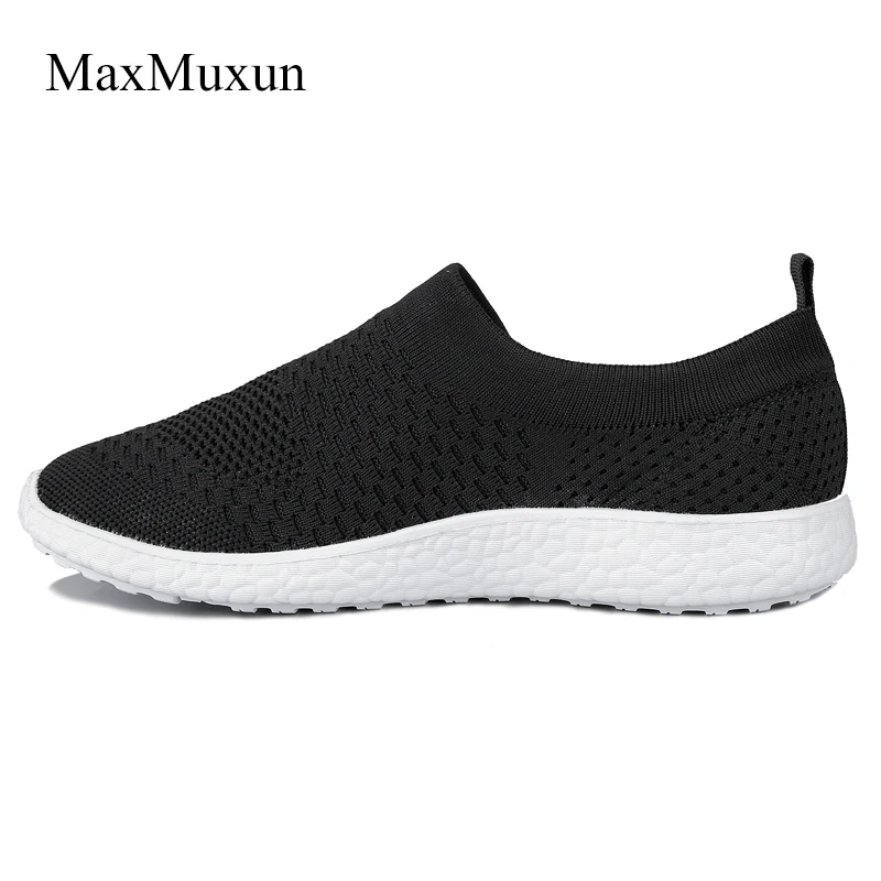 MaxMuxun/Новинка; повседневная обувь; кроссовки; дышащая Летняя Сетка; удобная женская обувь; лоферы; обувь для ходьбы