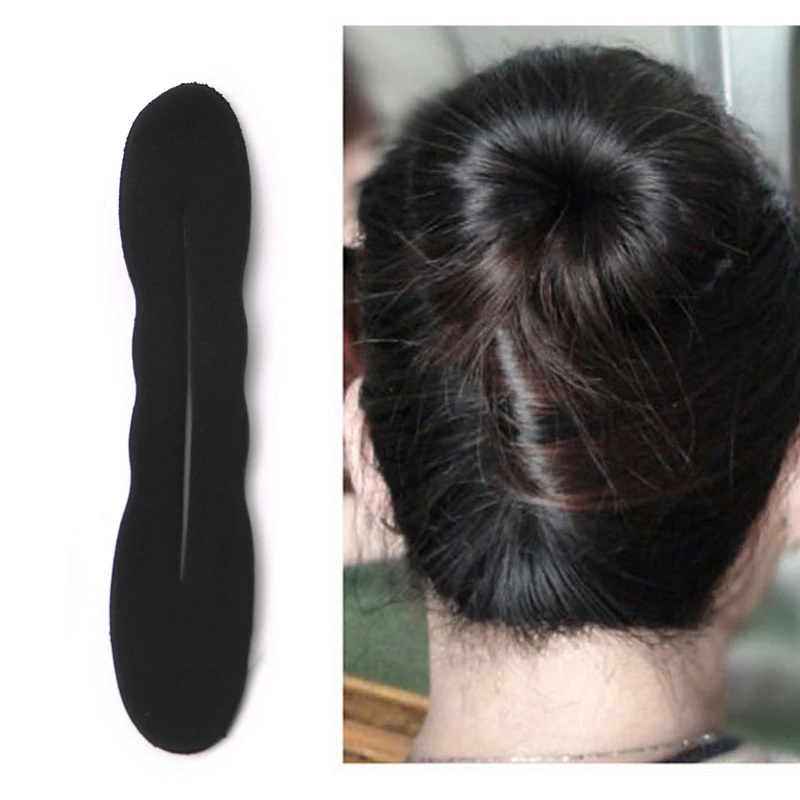 2Pcs Woman Hair Accessories Bun Hair Styling Tools Sponge Hair Braiding Tools Magic Twist Foam French Braider
