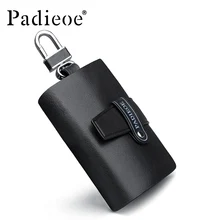 Padieoe 2016 Véritable de Vache De Voiture En Cuir Portefeuille Multi Fonction Clé cas De Mode Gouvernante 6 Porte-clés Clé De Voiture Sac petit