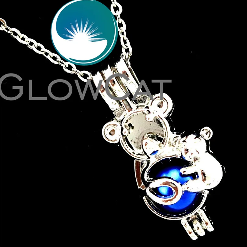 GLOWCAT R K695 Cute Koala Mother Love Kids Beads Cage