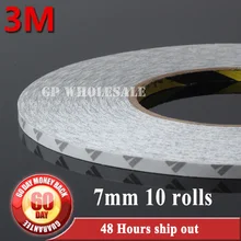 10x 7 мм* 50 м длина 3 м 9080 Двухсторонняя клейкая лента, для таблички, чехол, Светодиодная лента клейкая, общее использование#1500