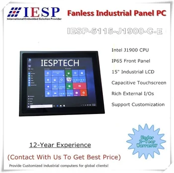

15 inch Industrial Panel PC, Capacitive Touchscreen, J1900 CPU, 4G DDR3 RAM, 64GB SSD, all in one computer, 15" HMI
